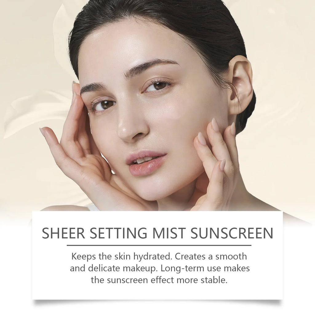 Makeup Finishing Spray UV Protect Oil Control Transfer-Resistant Smudge-Proof Waterproof Makeup Primer Hydrating Setting Spray