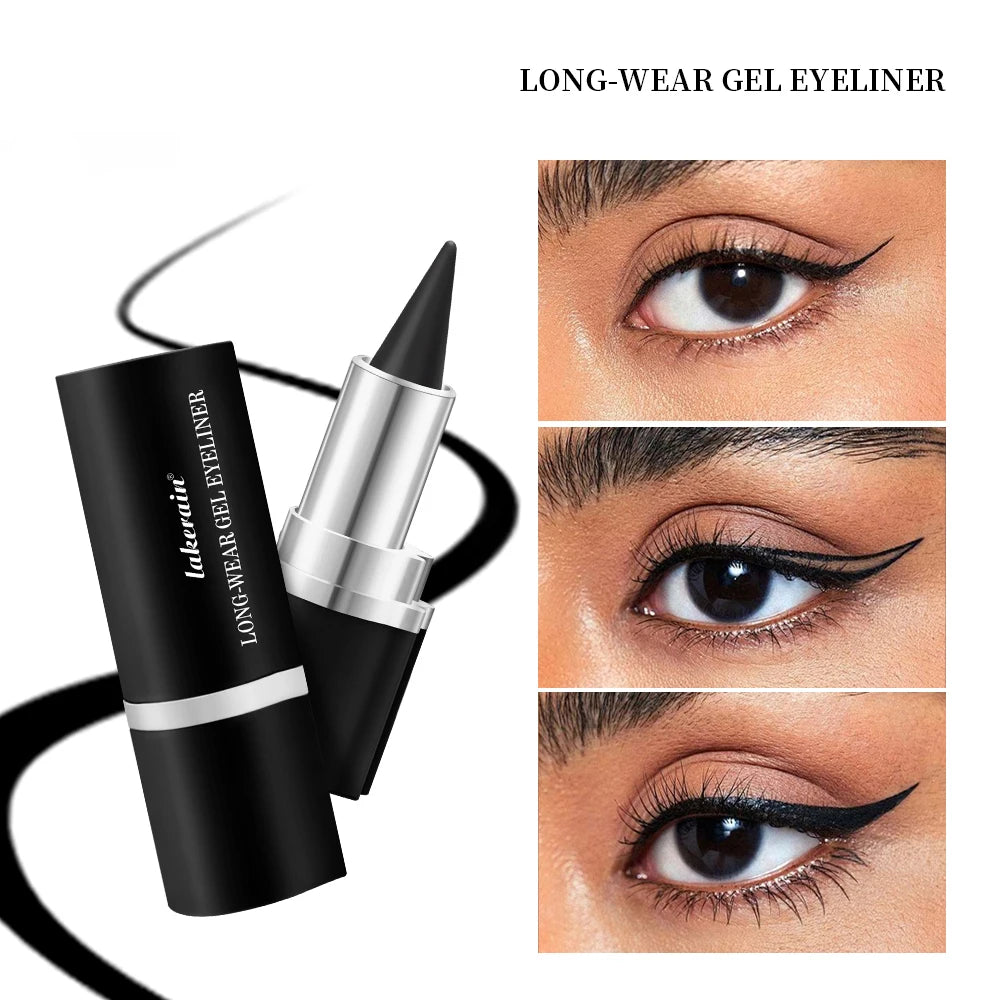 Eyeliner Creamy textureLong Lasting Waterproof Matte Black Silver Brown Eye Liner Pen Make Up For Women Cosmetic