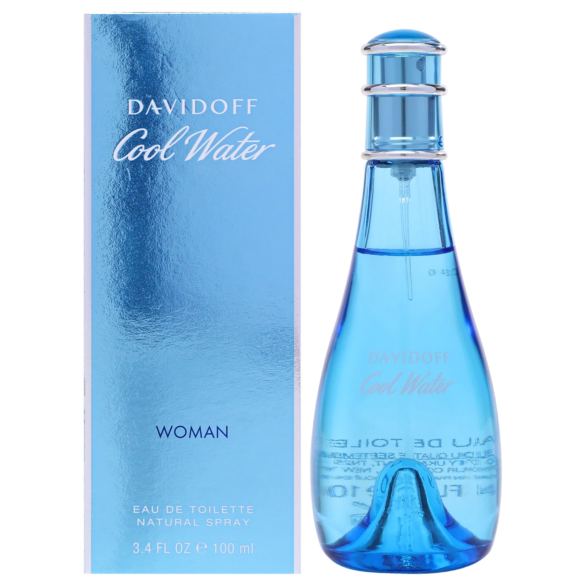 Cool Water by Davidoff for Women - 3.4 oz EDT Spray